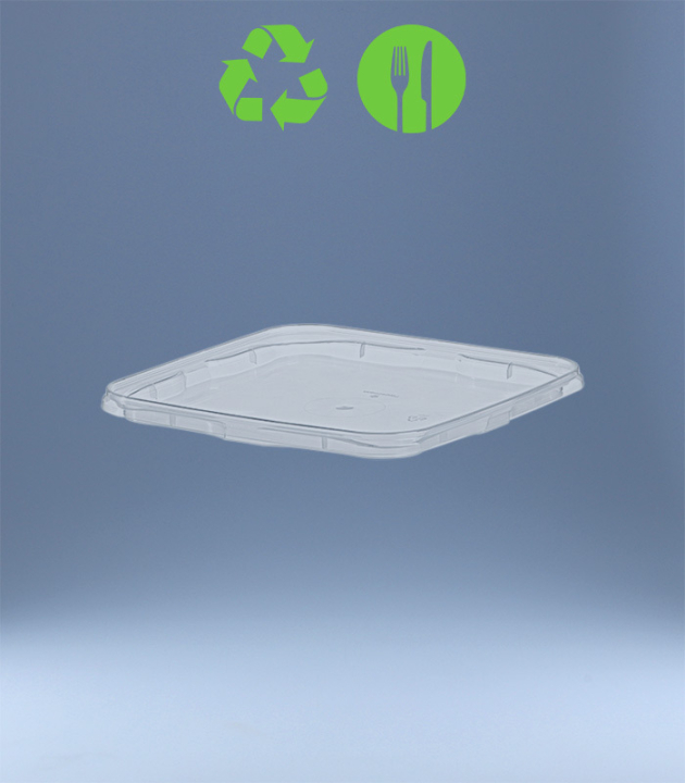 DECKEL ZU QUADRATEIMER 198 X 198 MM TRANSP.