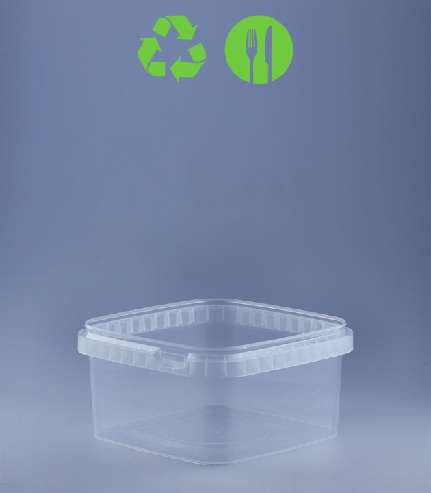 QUADRAT-BECHER 600 ML /128 x 128 mm / TRANSPARENT