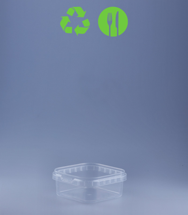 QUADRAT-BECHER 125 ML / 79 x 79 mm / TRANSPARENT