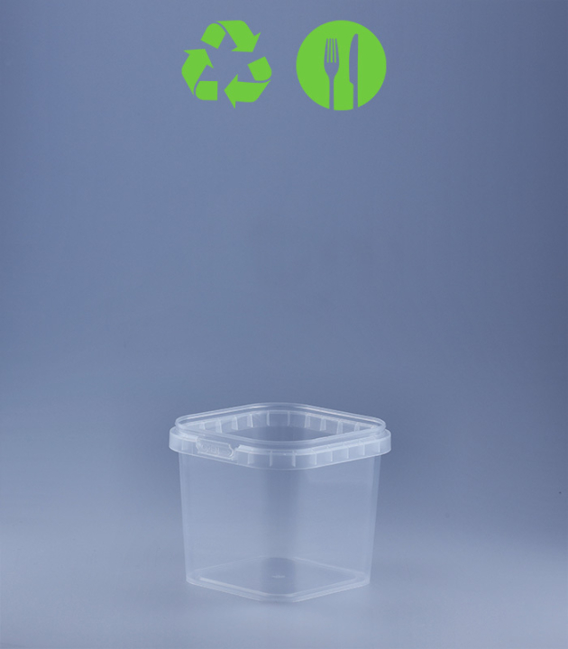 QUADRAT-BECHER 280  ML / 79 x 79 mm / TRANSPARENT