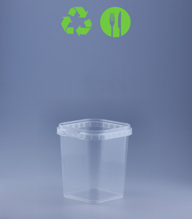 QUADRAT-BECHER 365  ML / 79 x 79 mm / TRANSPARENT