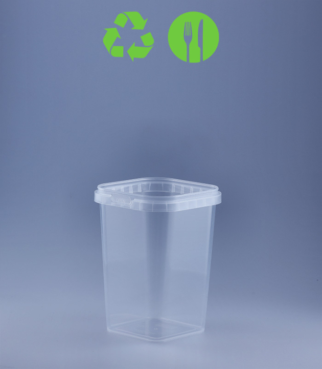 QUADRAT-BECHER 425 ML / 79 x 79 mm / TRANSPARENT