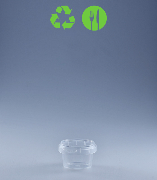 RUND-BECHER 30 ML / TOP Ø 48 mm / TRANSP.