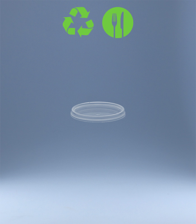 DECKEL ZU RUND-BECHER/ DM Ø 48 mm / TRANSP.