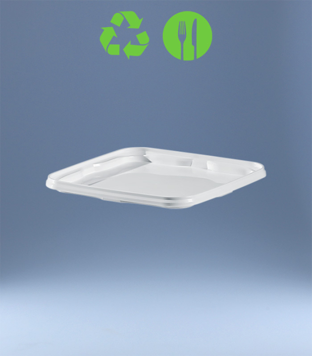 DECKEL ZU QUADRATEIMER 198 X 198 MM WEISS