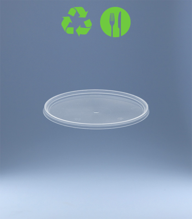 DECKEL ZU RUND-BECHER DM Ø 94 mm (82 V) / TRANSP.