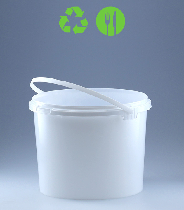 RUND-EIMER 3,7 L (LB) / WEISS