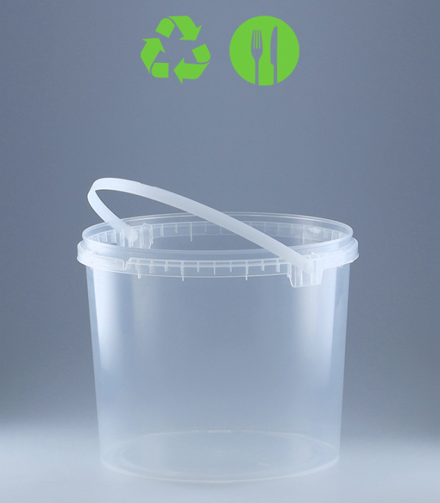 RUND-EIMER 5,5 L / TRANSPARENT