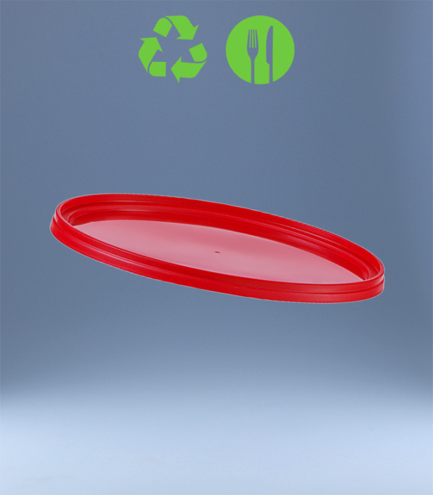 DECKEL ZU 4,5 UND 5,5 L RUND-EIMER / ROT