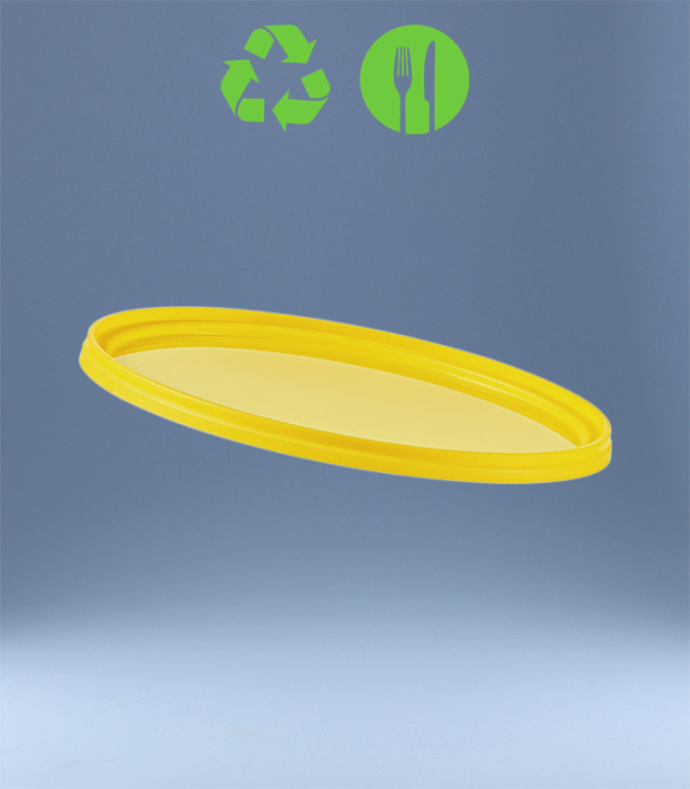 DECKEL ZU 4,5 UND 5,5 L RUND-EIMER / GELB