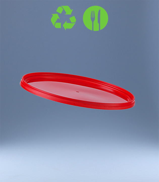 DECKEL ZU 10,9 L RUND-EIMER / EKO (LB) ROT