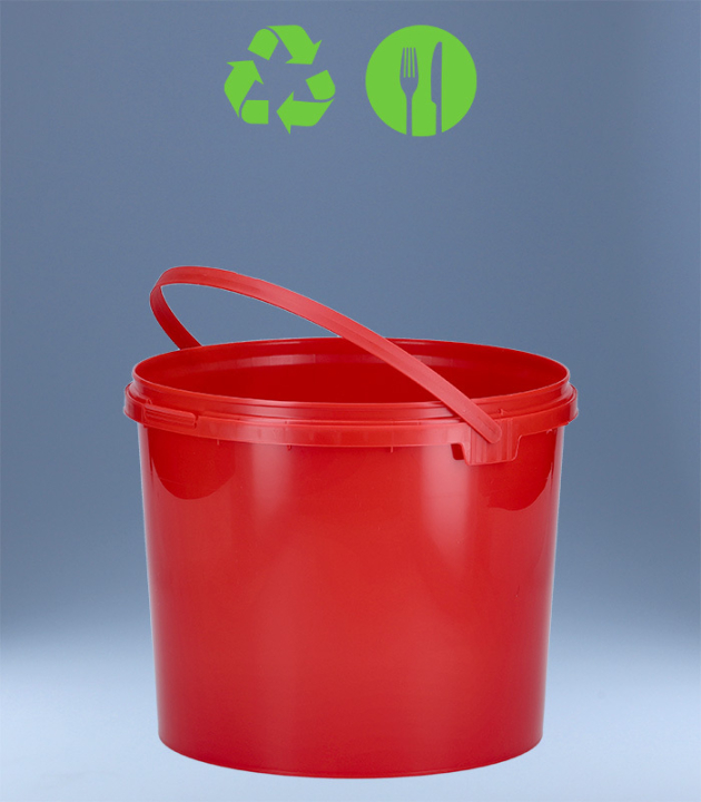 RUND-EIMER 5,5 L / ROT