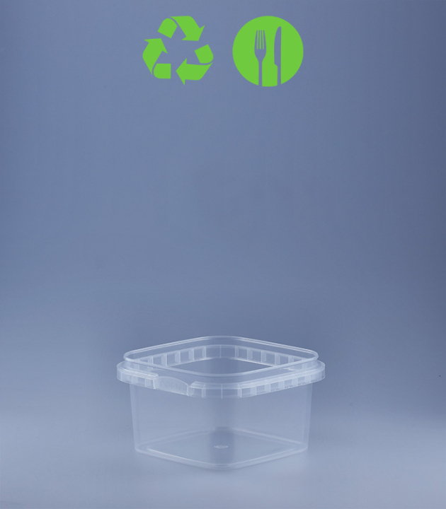 QUADRAT-BECHER 280 ML / 95 x 95 mm / TRANSPARENT