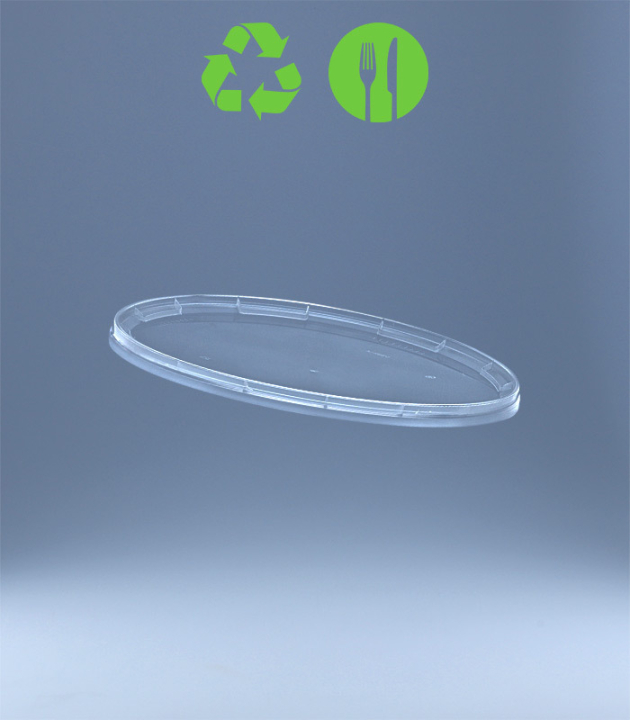 DECKEL ZU 33 L RUND-EIMER / TRANSP.