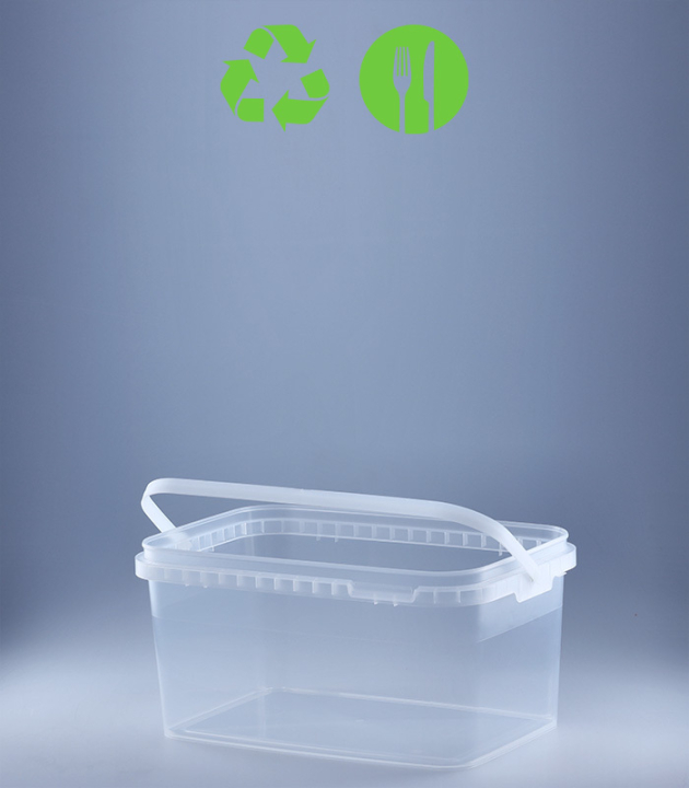 RECHTECK-EIMER 2,5 L / TRANSPARENT