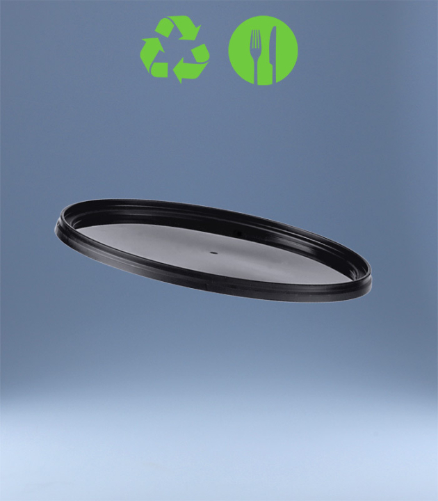 DECKEL ZU 10,8 UND 8 L RUND-EIMER / TOP (BH) SCHWARZ