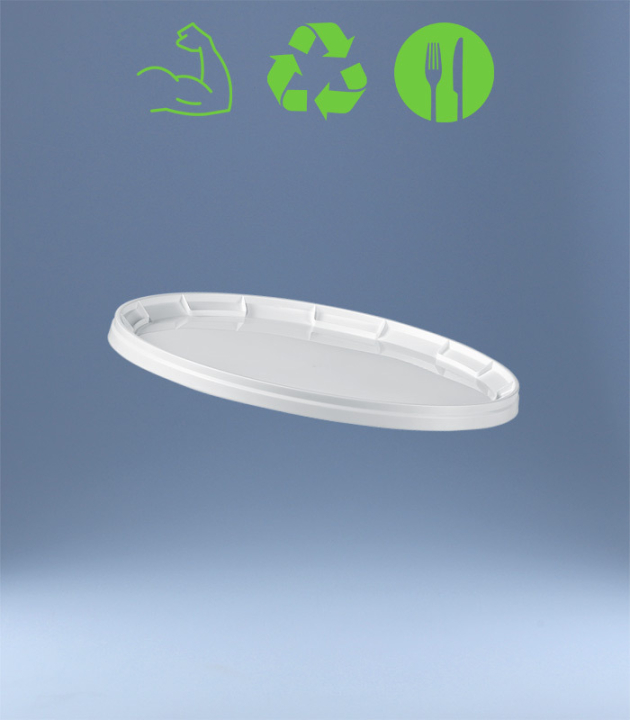 DECKEL ZU 10,9 L RUND-EIMER /HEAVY DUTY / WEISS