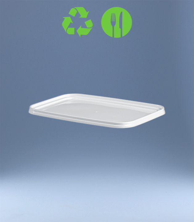 DECKEL ZU RECHTECK-EIMER 5 L u. 10,6 L EKO / WEISS