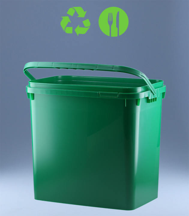 RECHTECK- EIMER 10,6 L EKO / GRÜN