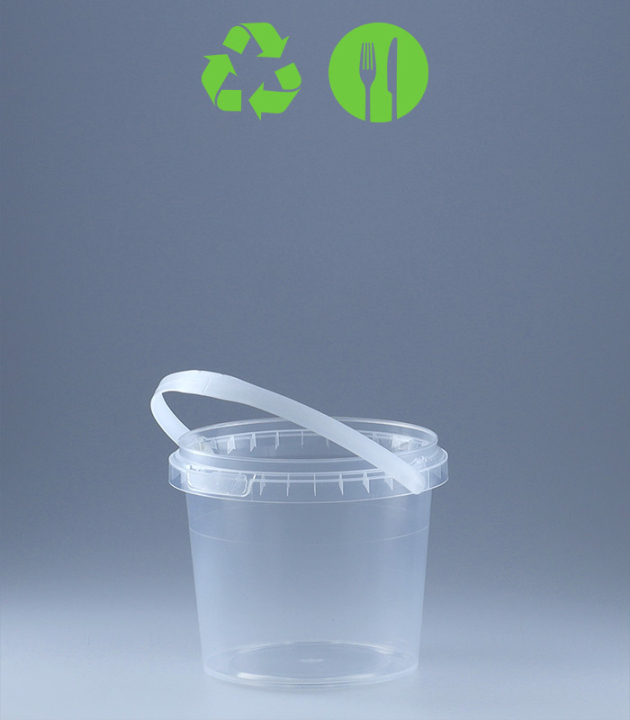 RUND-EIMER 0,5 L / TRANSPARENT