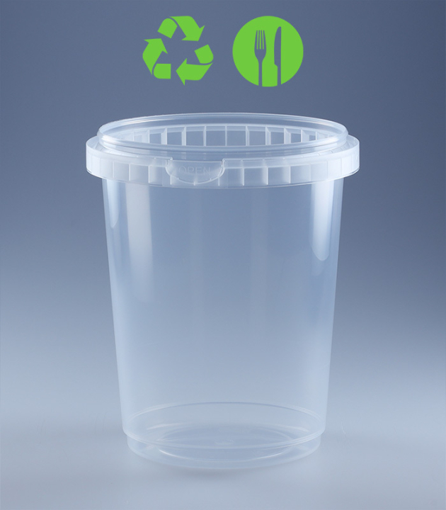 RUND-BECHER 1.025 ML / TOP Ø 118 mm / TRANSP.