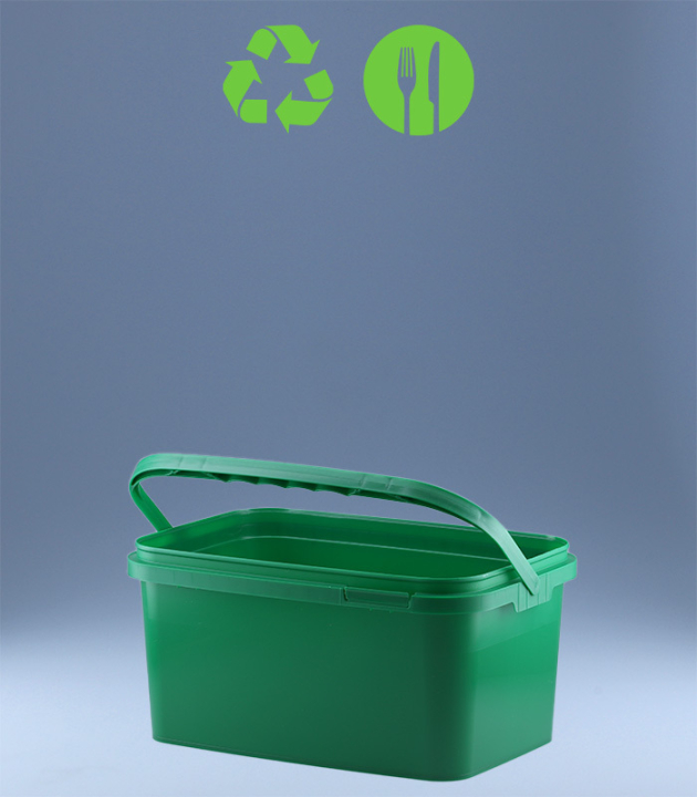 RECHTECK-EIMER 2,5 L / GRÜN