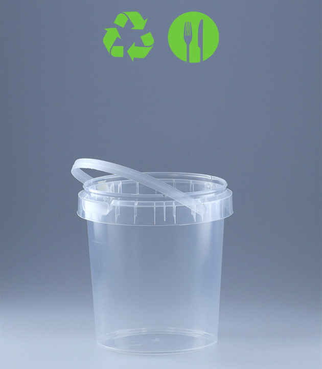 ROUND-BUCKET 0,87 L / TRANSPARENT