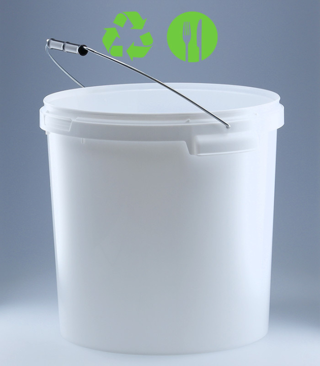 RUND-EIMER 20 L METALLBÜGEL/ WEISS