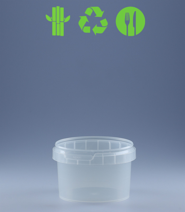 RUND-BECHER 280 ML / NatureBased 50+ / Ø 98 mm / TRANSP.