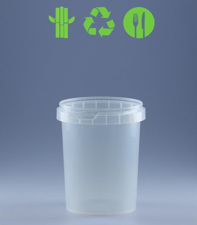 RUND-BECHER 520 ML / NatureBased 50+ / Ø 98 mm / TRANSP.