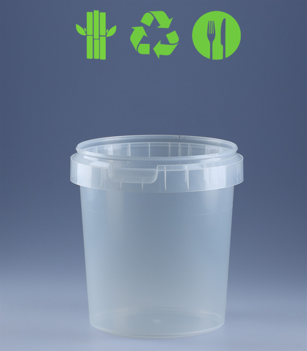 RUND-BECHER 870 ML / NatureBased 50+ / Ø 118 mm / TRANSP.