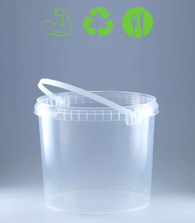 RUND-EIMER 5,5 L HEAVY DUTY / TRANSPARENT