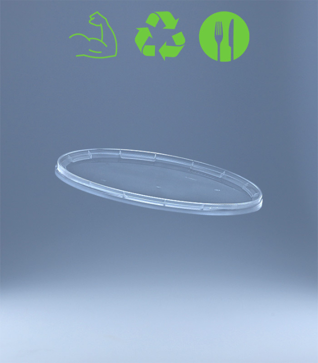 DECKEL ZU RUNDEIMER 3,7 L HEAVY DUTY / TRANSPARENT