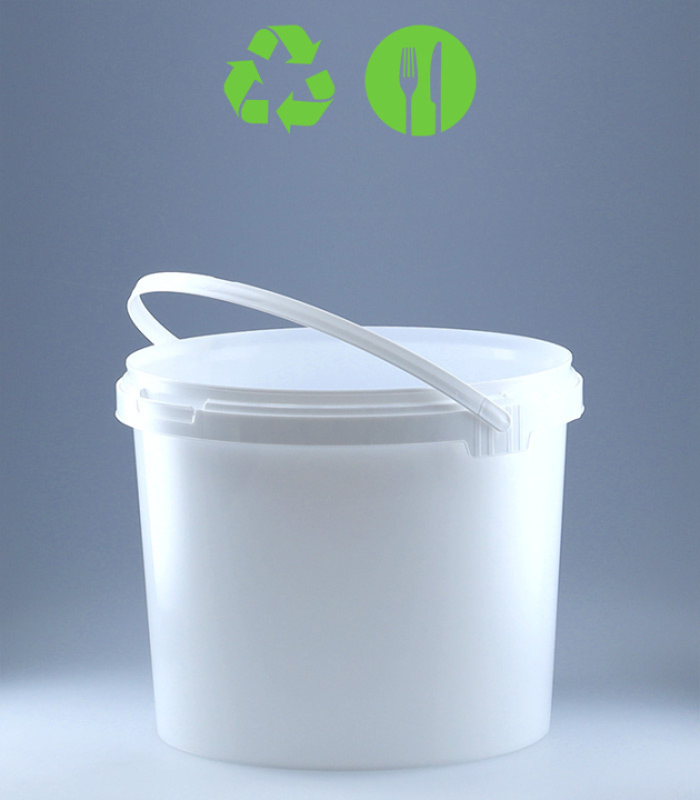 RUND-EIMER 8 L / WEISS