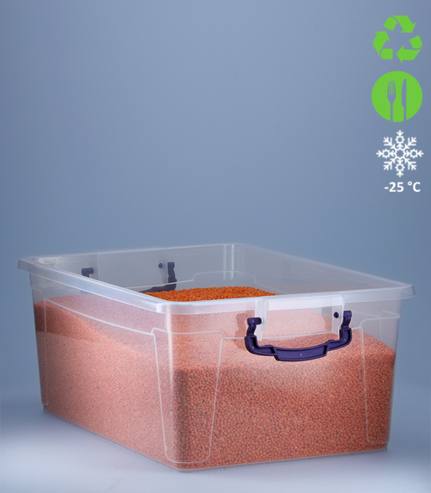 BikaBox - Tiefkühlfähige Aufbewahrungsbox mit Deckel 22 L