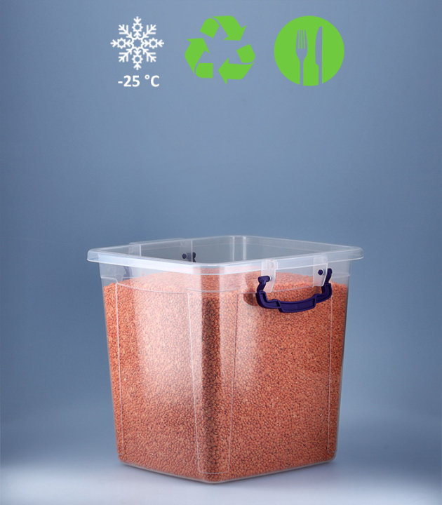 BikaBox - Tiefkühlfähige Aufbewahrungsbox mit Deckel 10 L