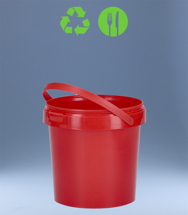 RUND-EIMER 1,2 L / ROT BIS/5