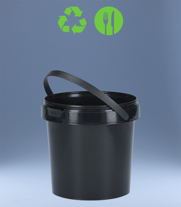 RUND-EIMER 1,2 L / SCHWARZ BIS/5