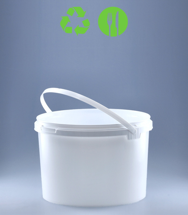 RUND-EIMER 4,5 L / WEISS