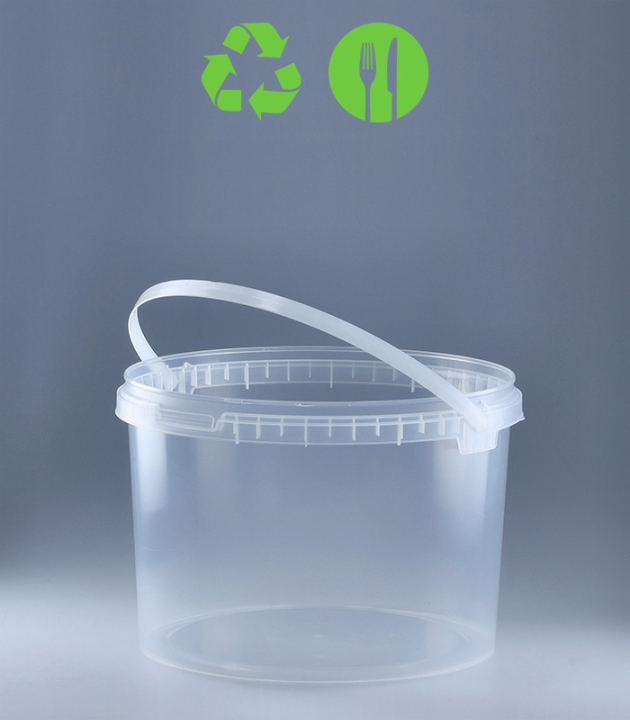 RUND-EIMER 4,5 L / TRANSPARENT